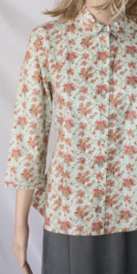 Butterfly Garden Modest Blouse