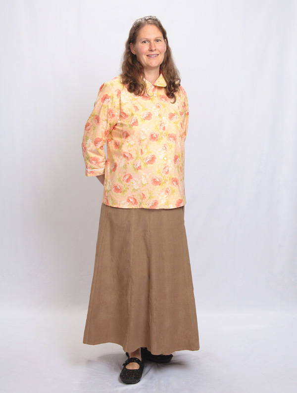 Camel Corduroy Skirts