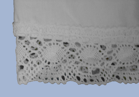 White 100% Cotton Lace